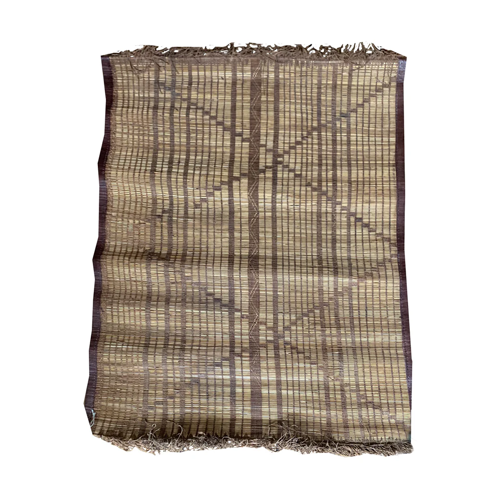 3'9" x 4'3" Vintage Moroccan Tuareg Mat 75