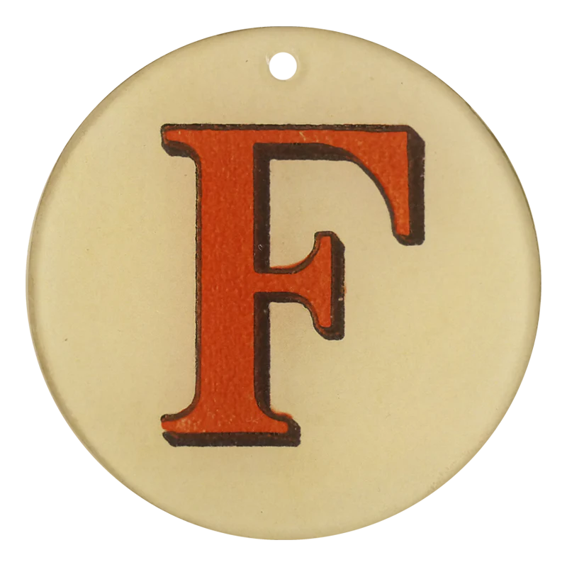 Red Letters - F