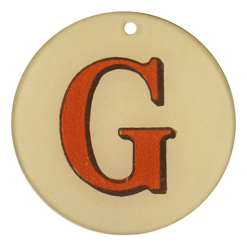 Red Letters - G