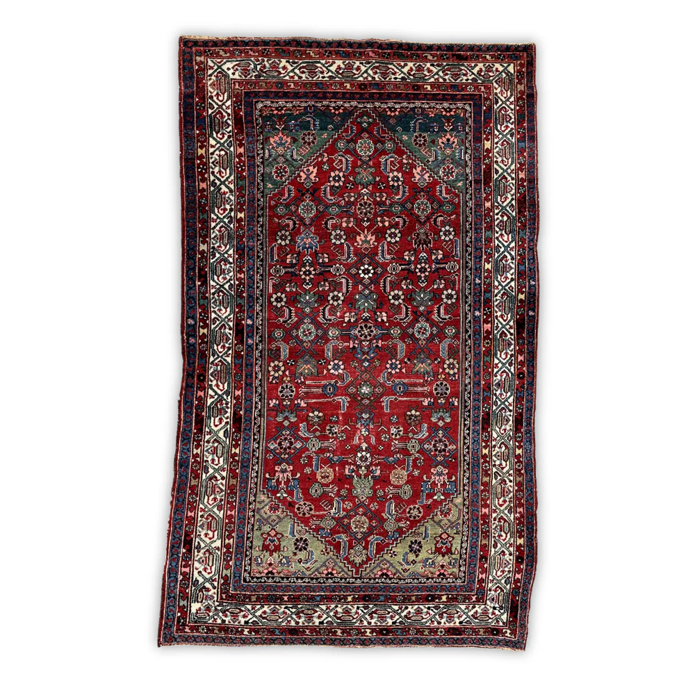 4'2" x 6'9" Antique Malayer Rug #7