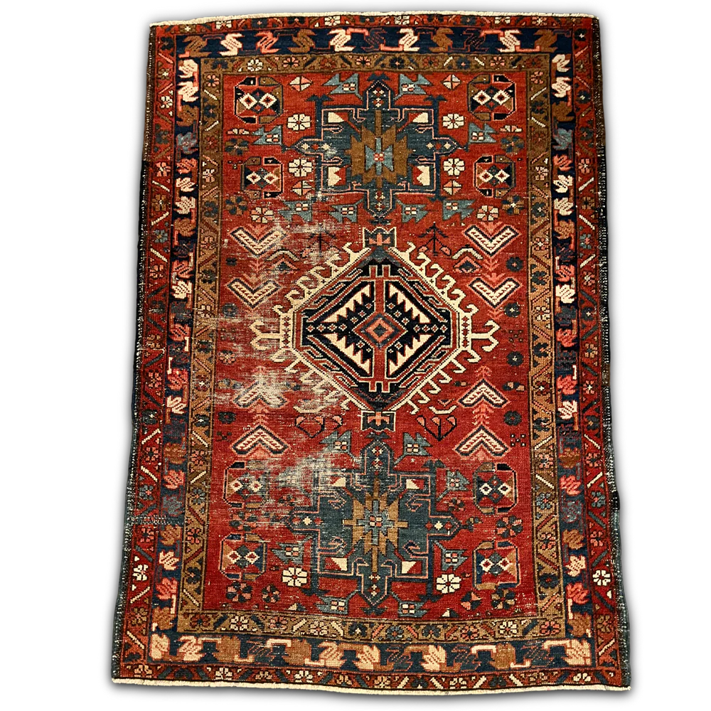 4'3" x 3'3" Antique Karaje Rug (DB12864)