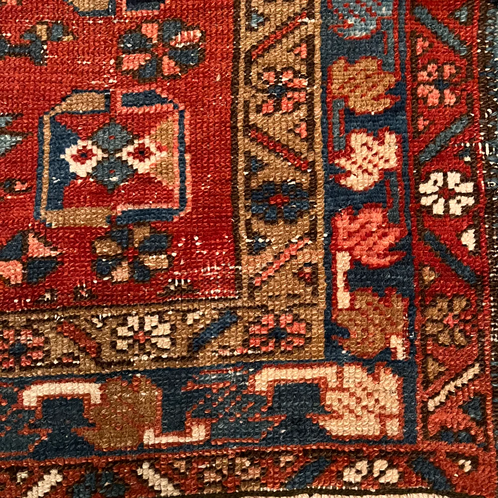 4'3" x 3'3" Antique Karaje Rug (DB12864) - Image 4