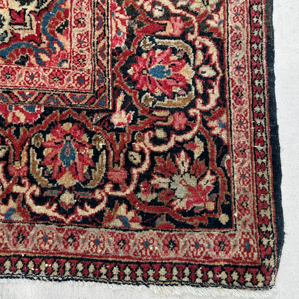 4'5" x 7' Antique Persian Rug - Image 2