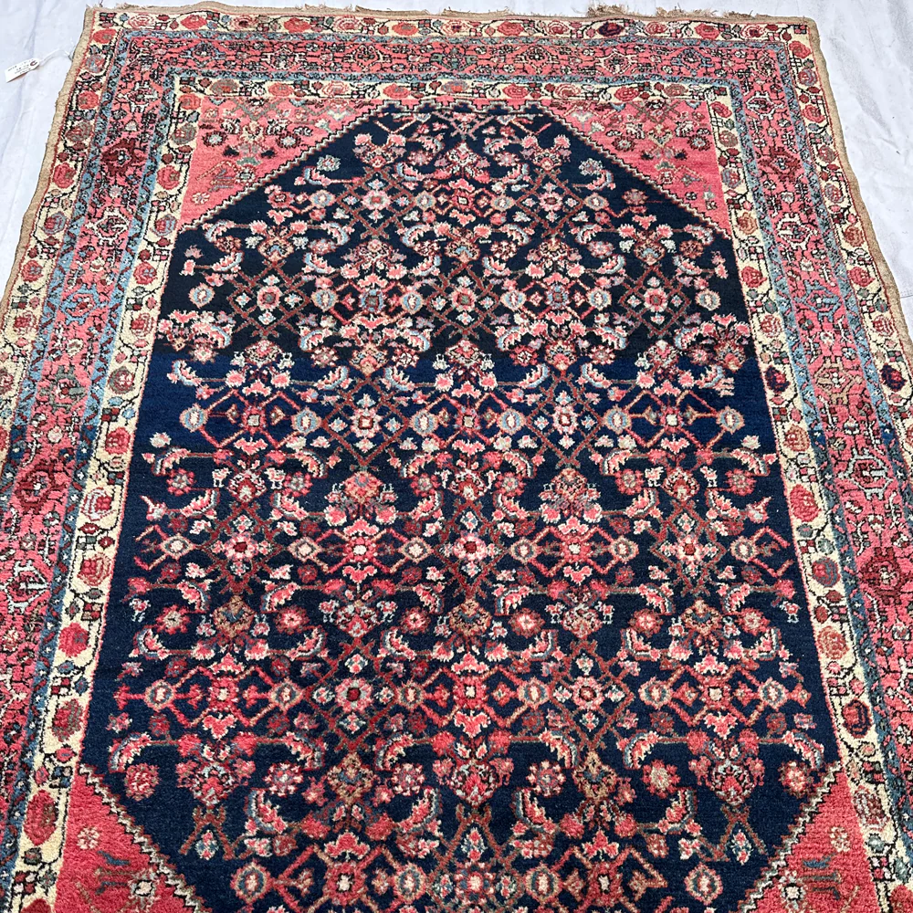 4'7" x 6'9" Antique Hamadan Rug #4 - Image 2