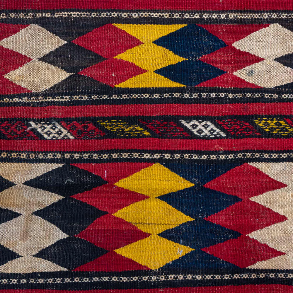 5'10 x 10' Afghan Kilim Rug - Image 3