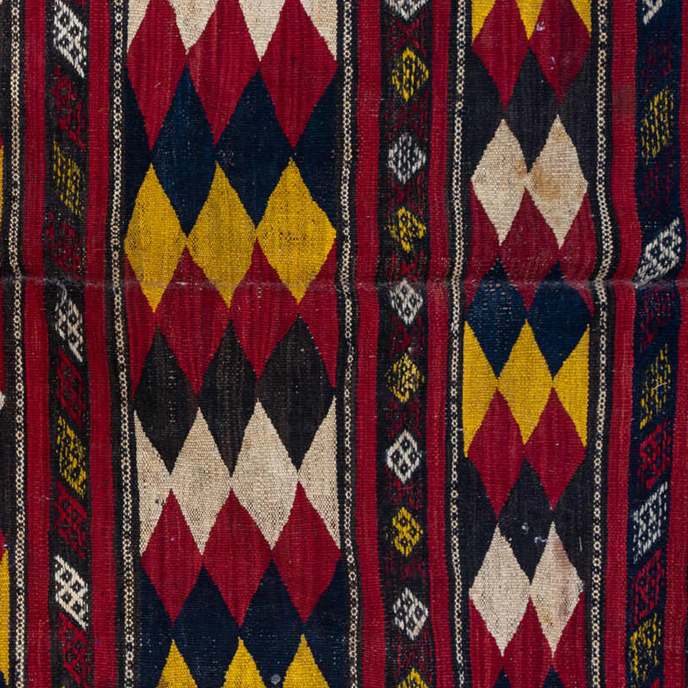 5'10 x 10' Afghan Kilim Rug - Image 4