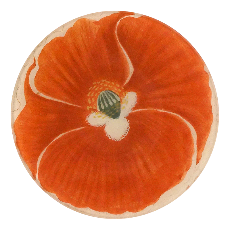 White Edge Red Poppy (790E)