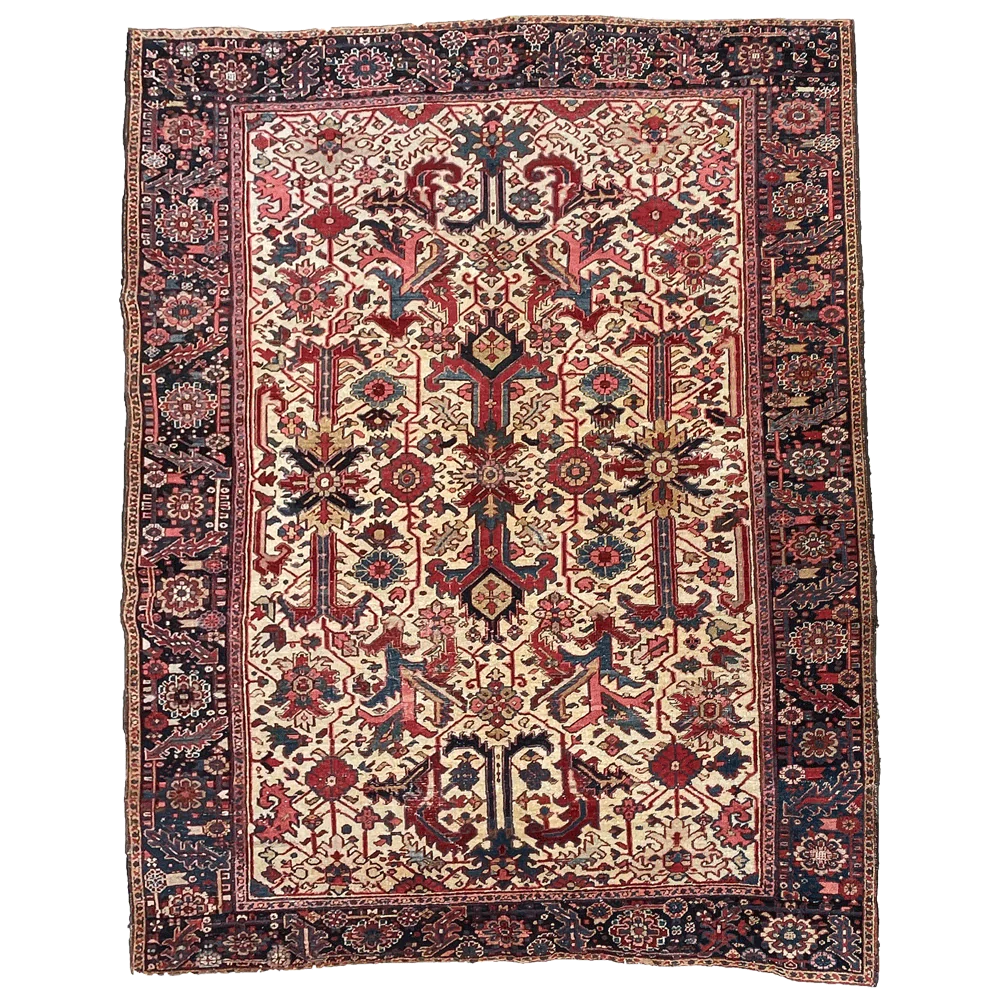 7'10" x 10'4" Antique Caucasian Rug
