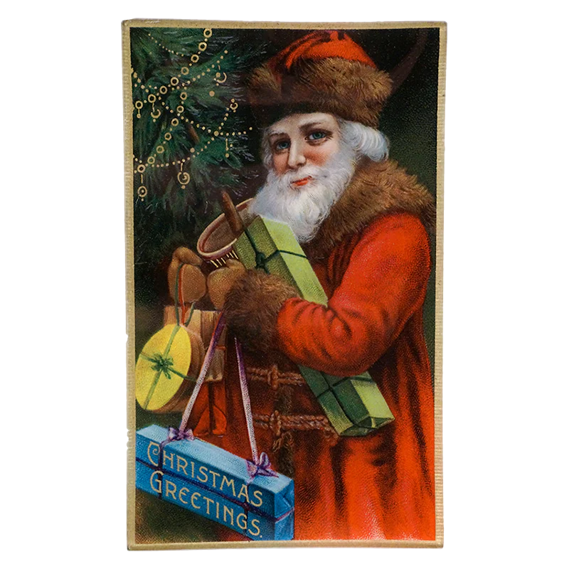 Fur-Caped Santa