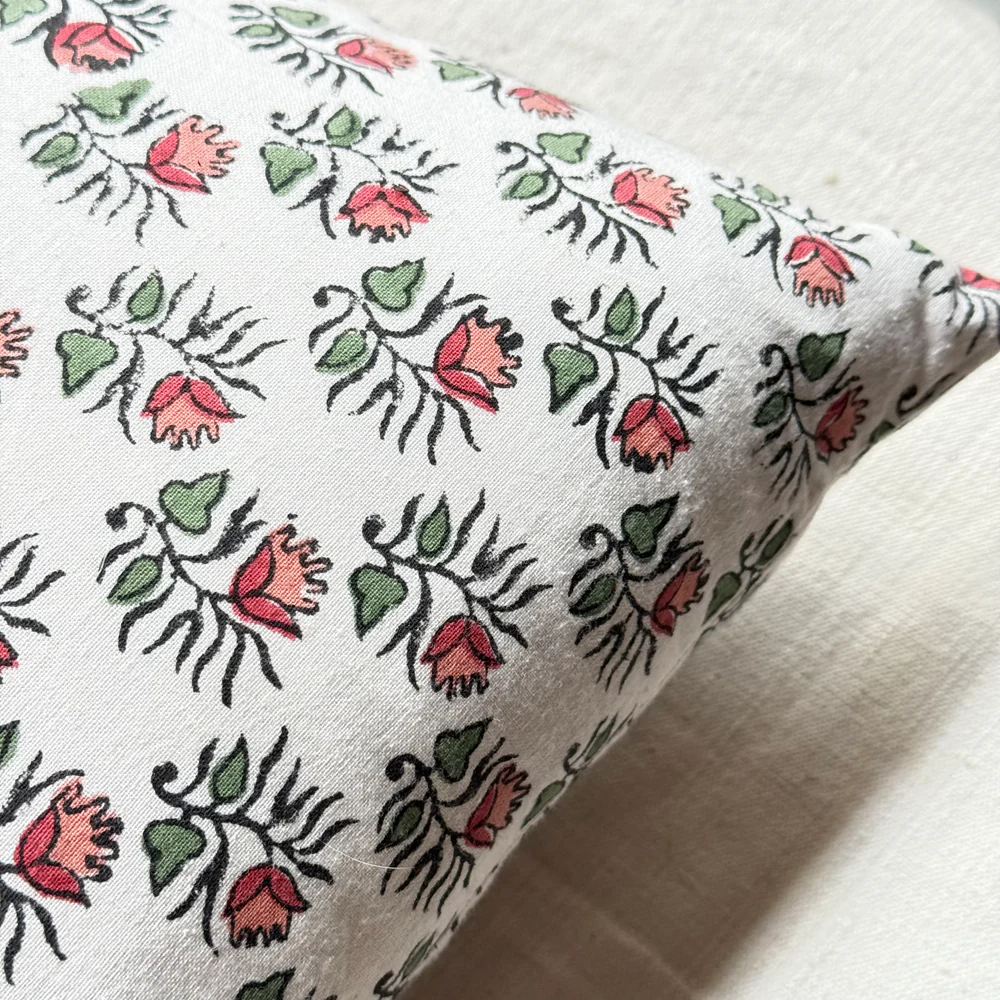 "Amour" Embroidered Cushion (26-06) - Image 3