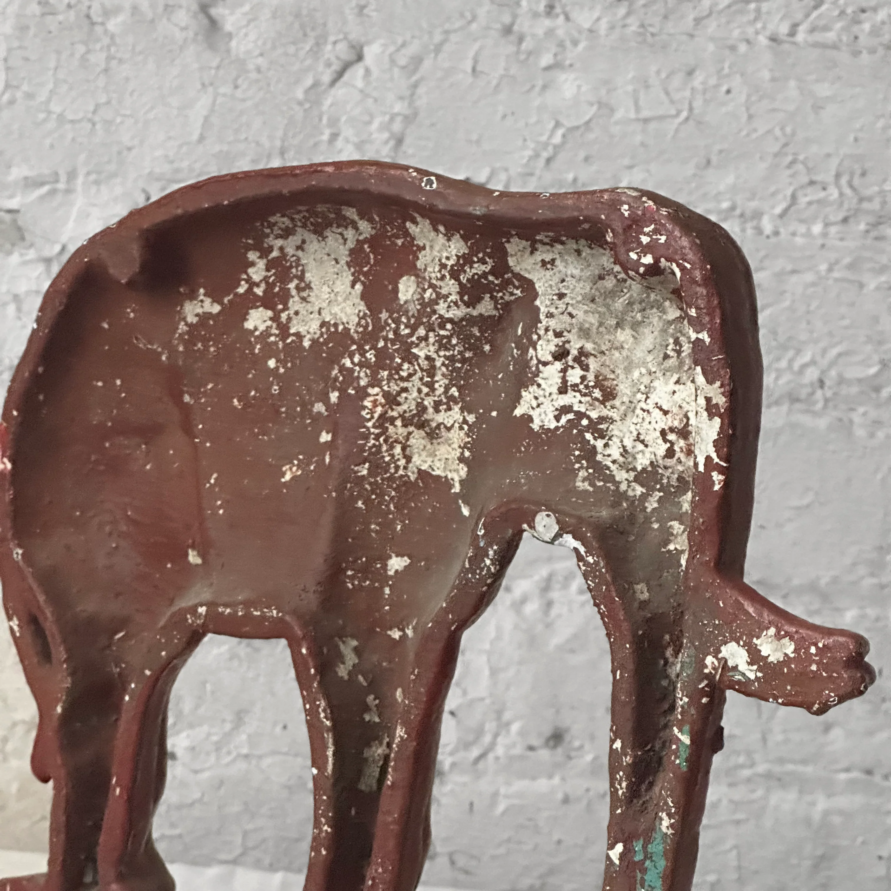 Antique American Cast Iron Elephant Doorstop - Image 4