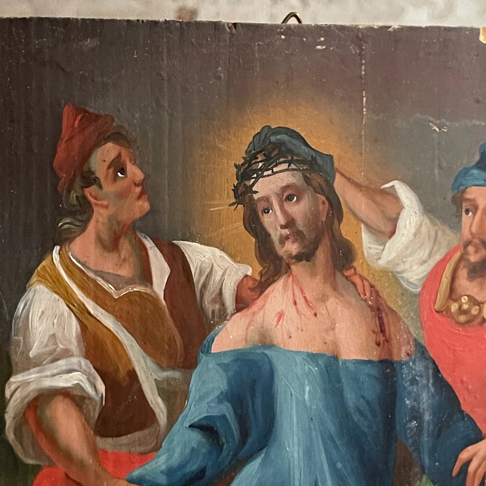 Antique Religious Painting - Image 2
