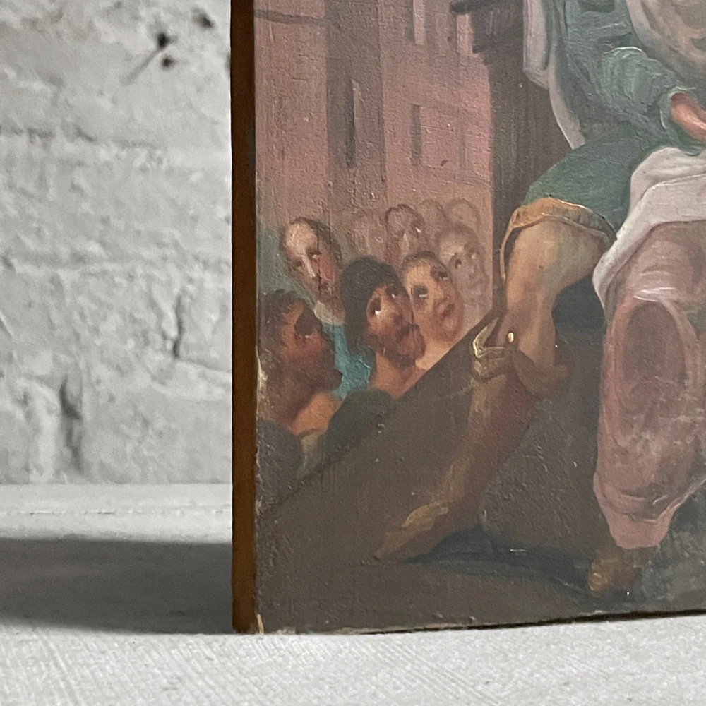 Antique Religious Painting - Image 2