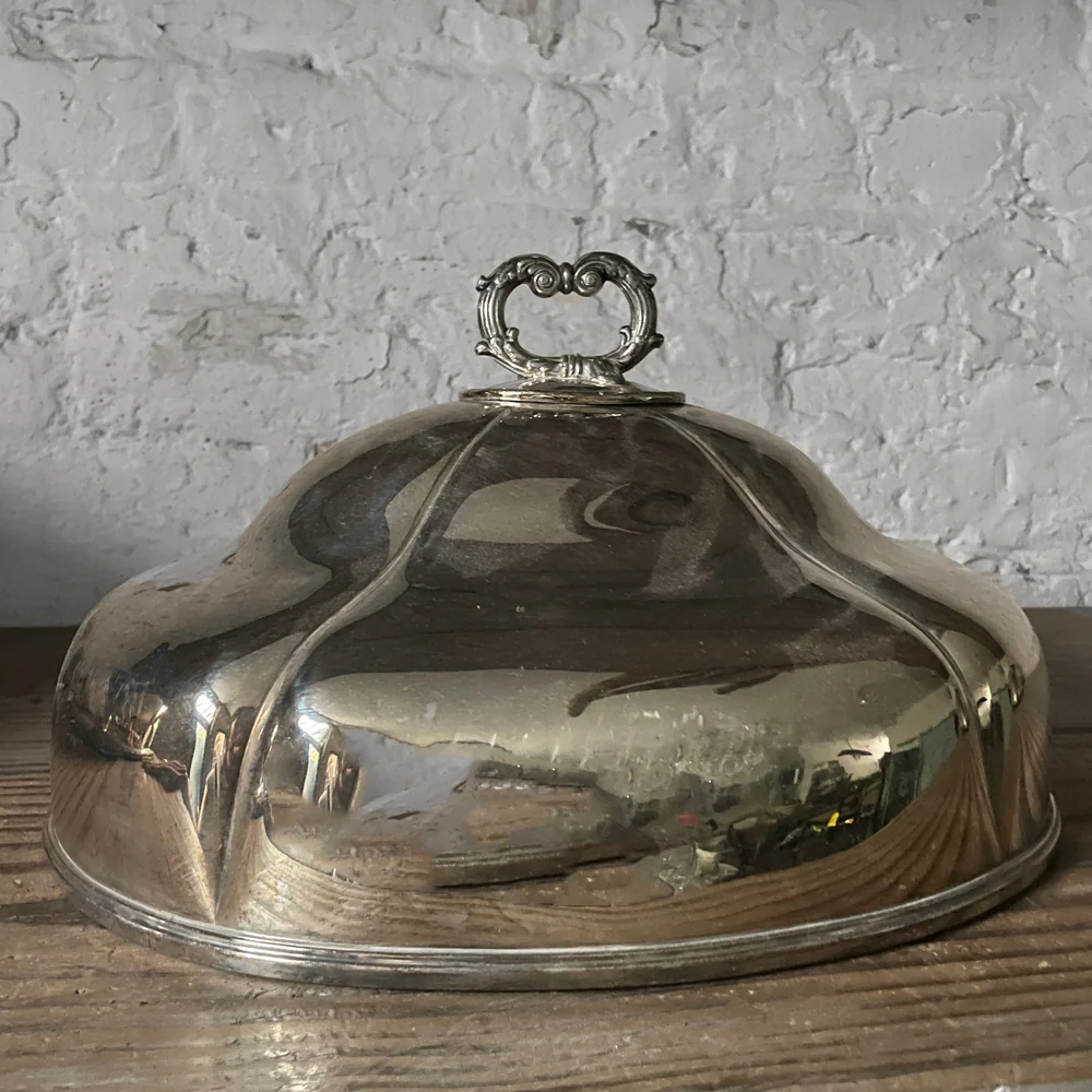 Antique Silver Plated Swedish Food Dome (No. 2)