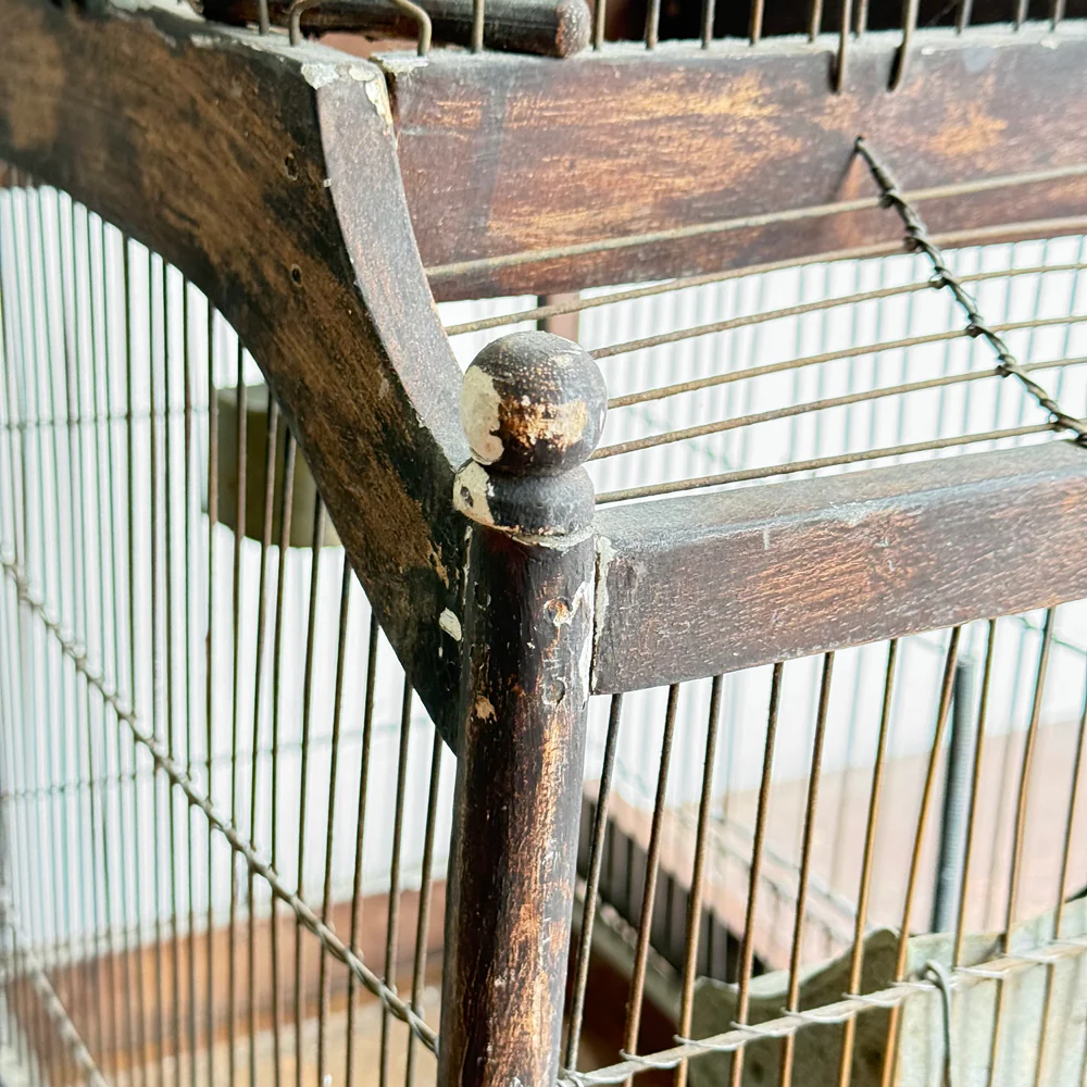 Antique Victorian Dome Top Bird Cage - Image 5