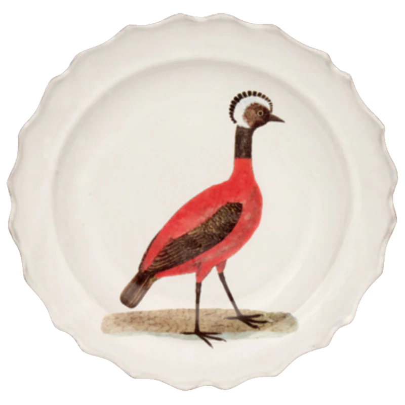 Red Peruvian Hen Soup Plate