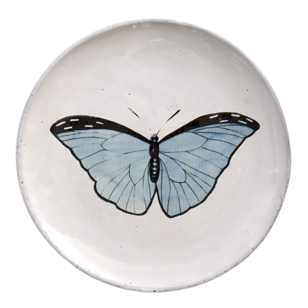 Blue Butterfly Plate