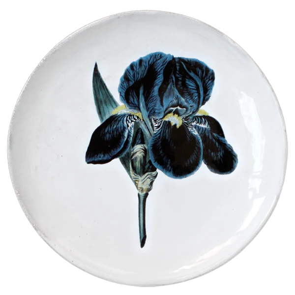 Iris Flower Dinner Plate