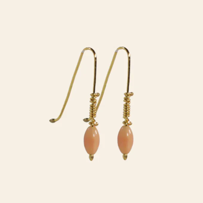 Baby Lure Earrings - Angel Skin Coral