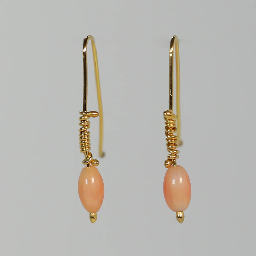 Baby Lure Earrings - Angel Skin Coral - Image 2