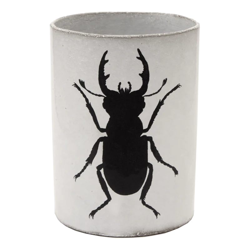Beetle Silhouette Vase