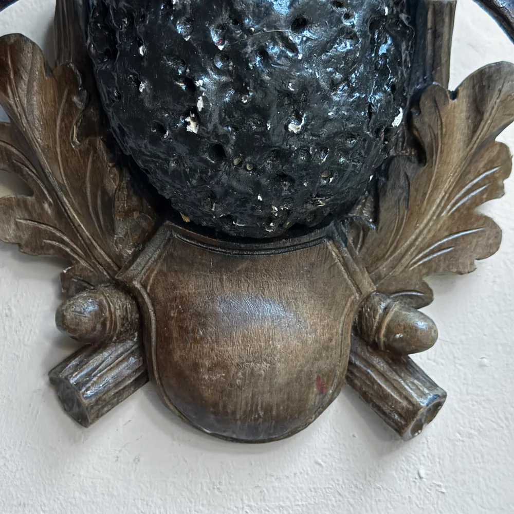 Black Forest Carved Birds Nest (#12-05) - Image 2