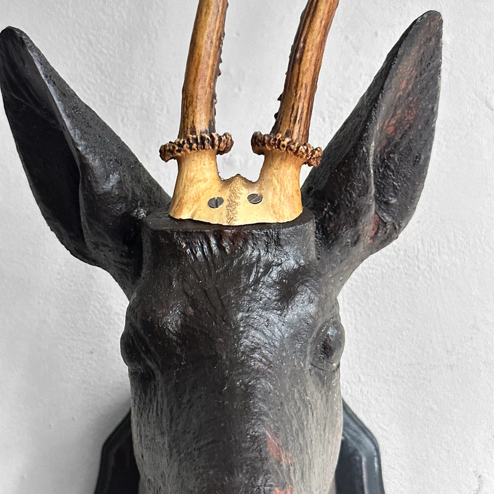Black Forest Carved Deer (D-418) - Image 3