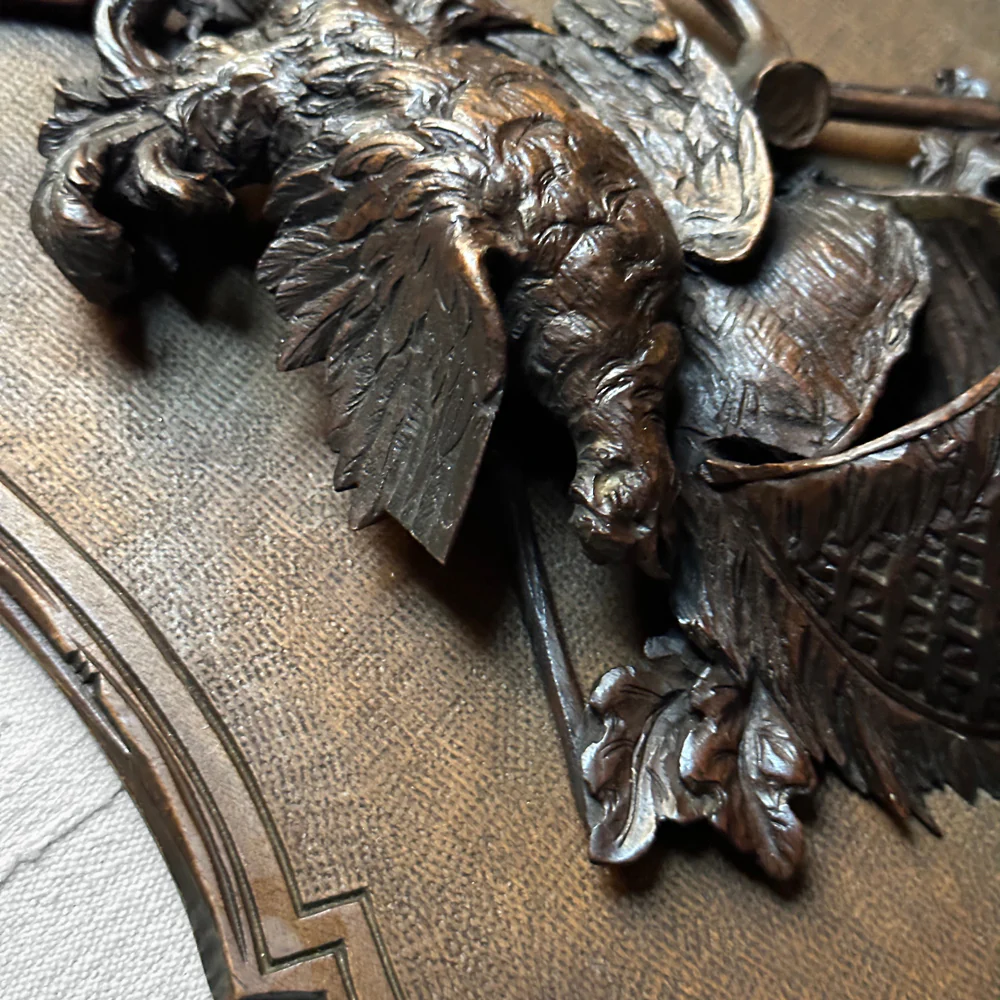 Black Forest Carved Plaque - Image 2