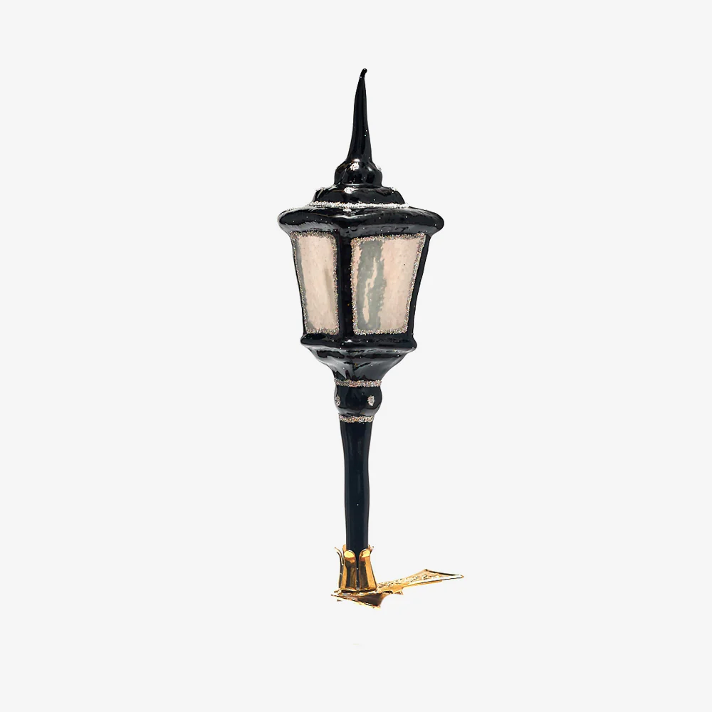 Black Lantern Clip-On Ornament