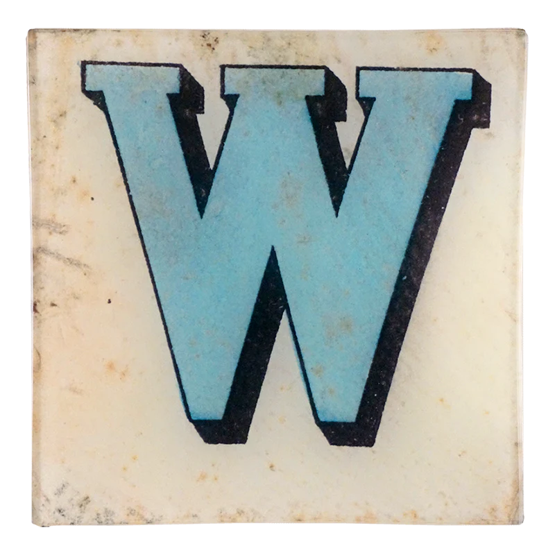 Block Letter W