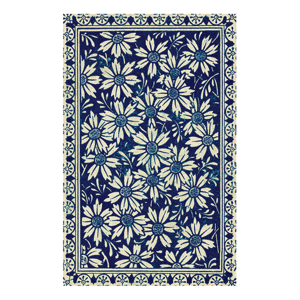 Blue Daisy Card Back