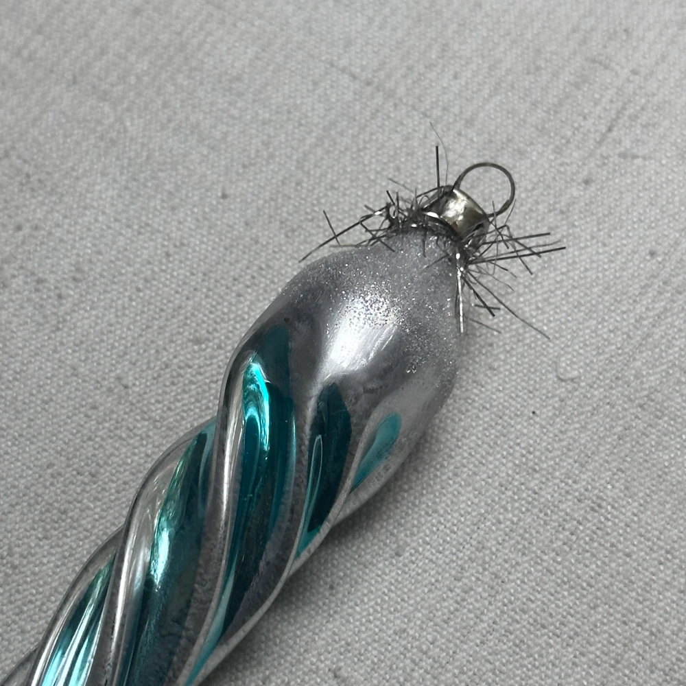 Blue Icicle Ornament - Image 2