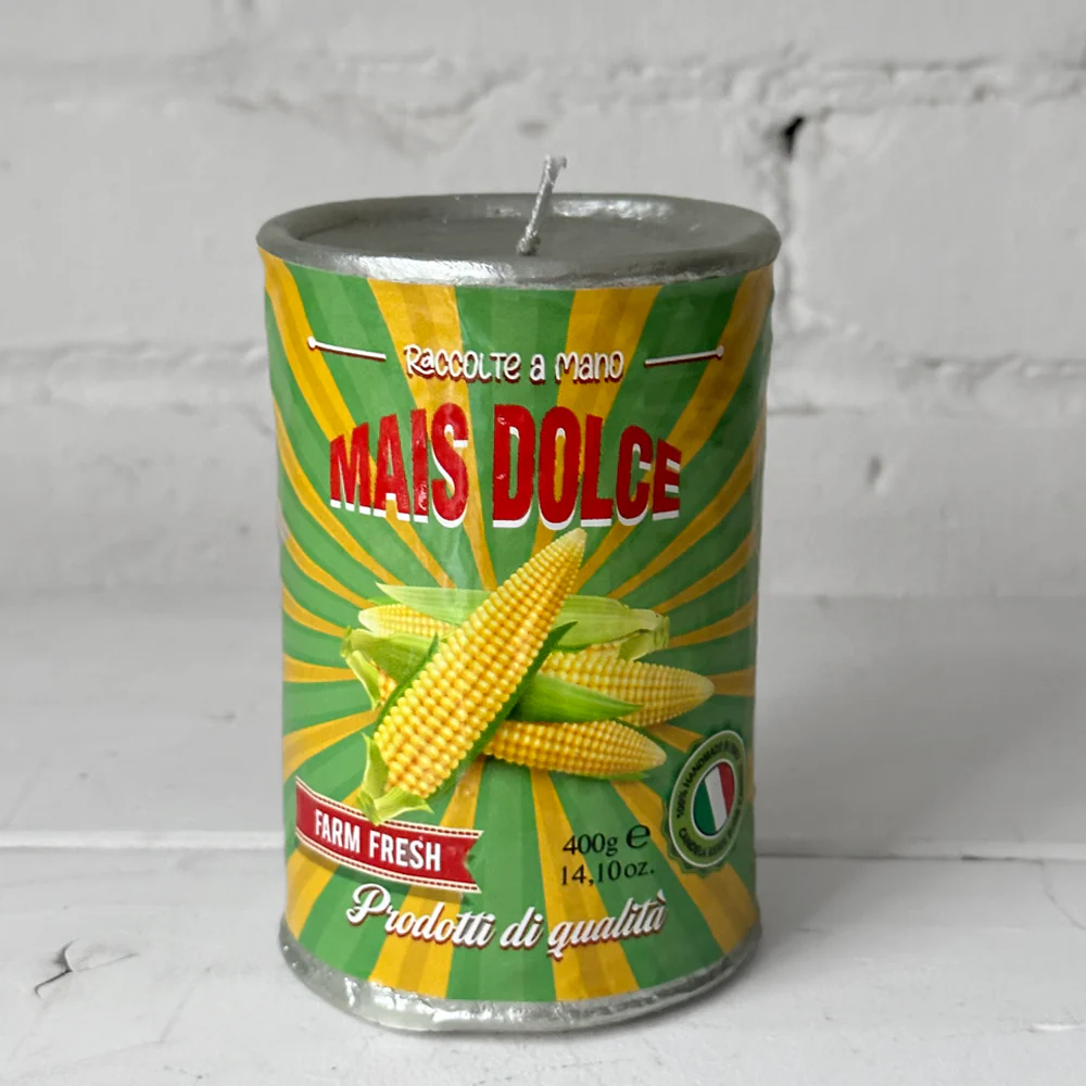 Can of Corn Candle