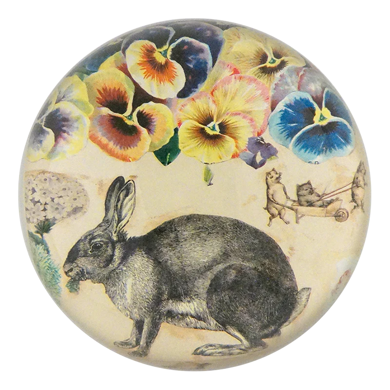 Hare with Flowers
