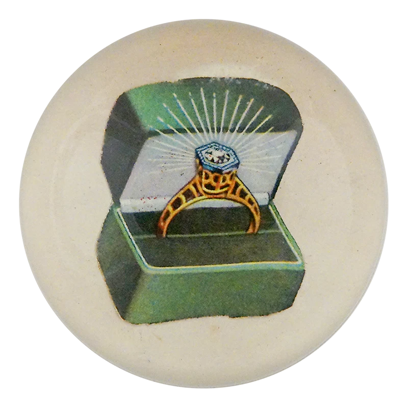 Green Velvet Ring Box