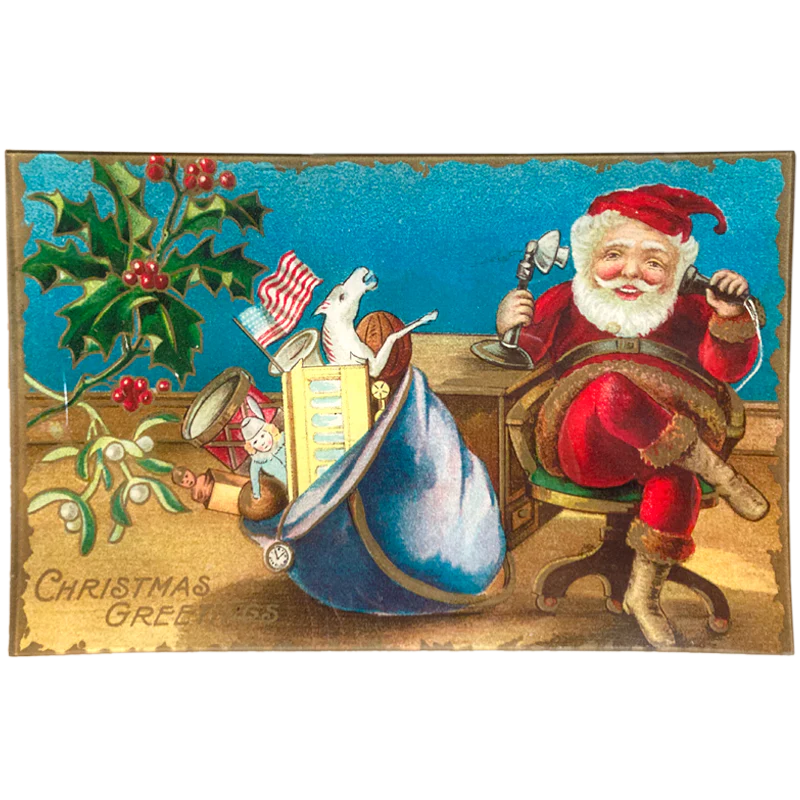Christmas Greetings (Santa on the Phone)