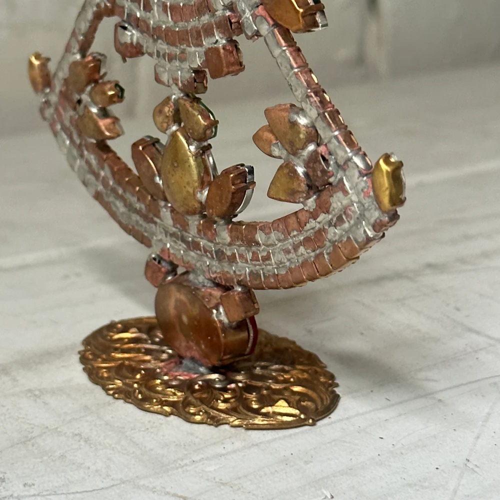 Crystal Jeweled Tree in Red & Green - Image 3