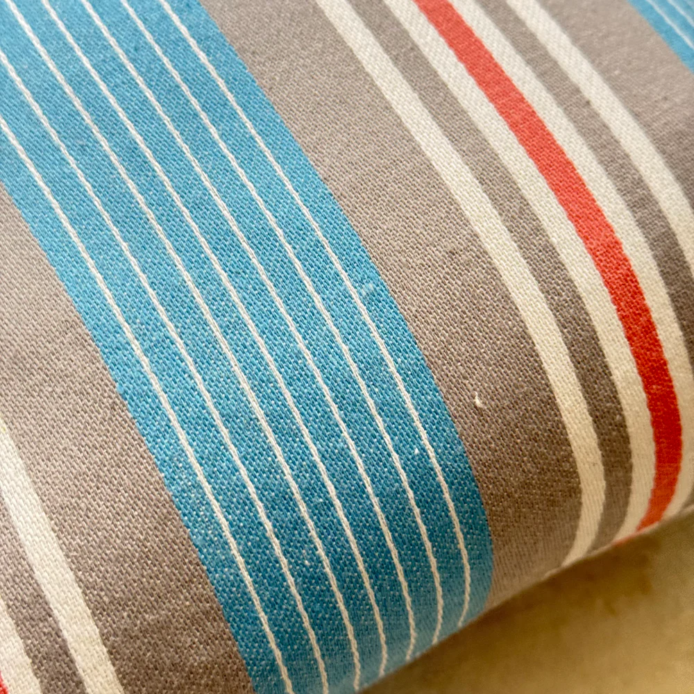 Custom 19th Century French Ticking Pillow (#12) - Image 4