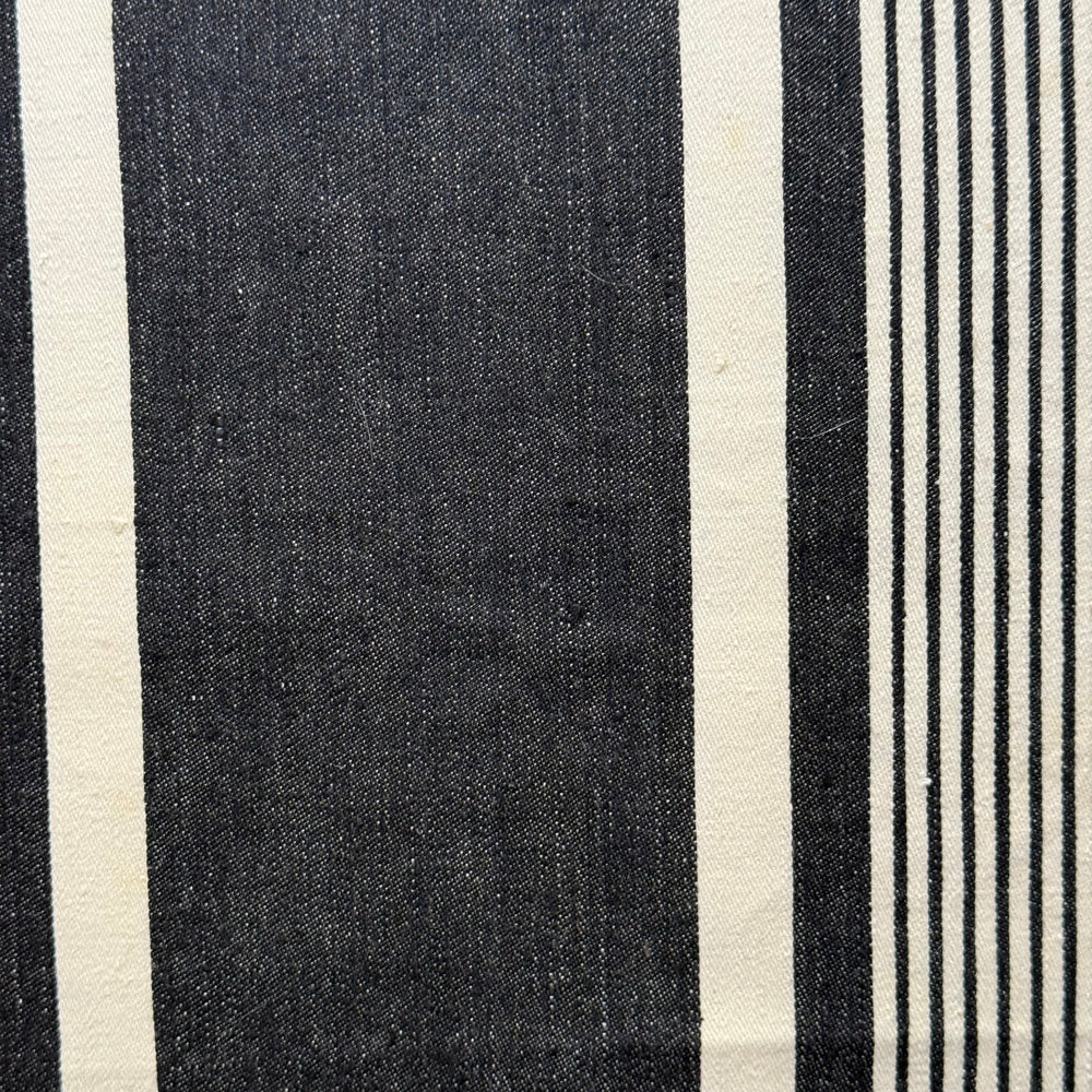 Custom 19th-century French Ticking Pillow (#29) - Image 4