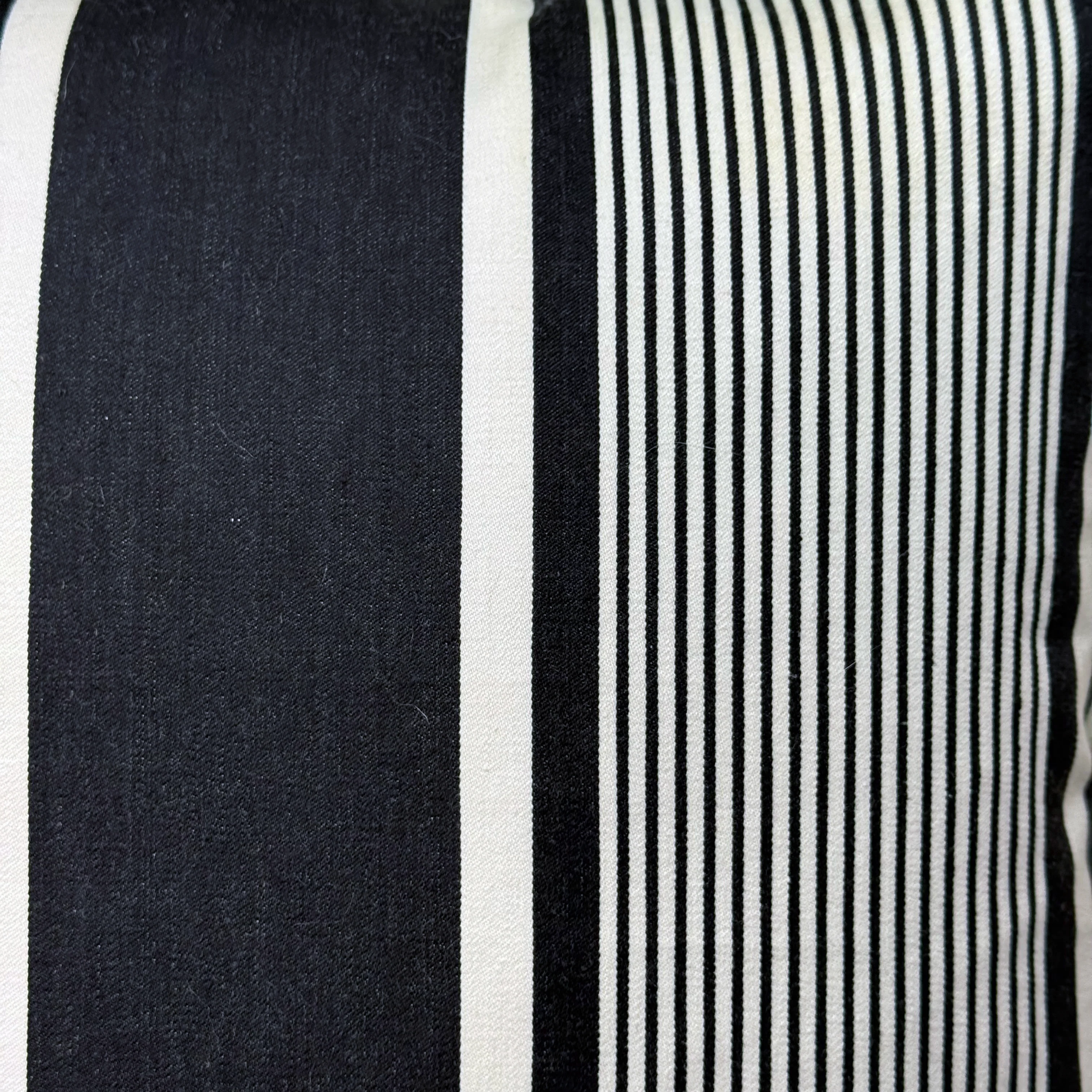Custom 19th-century French Ticking Pillow (#3-01) - Image 3