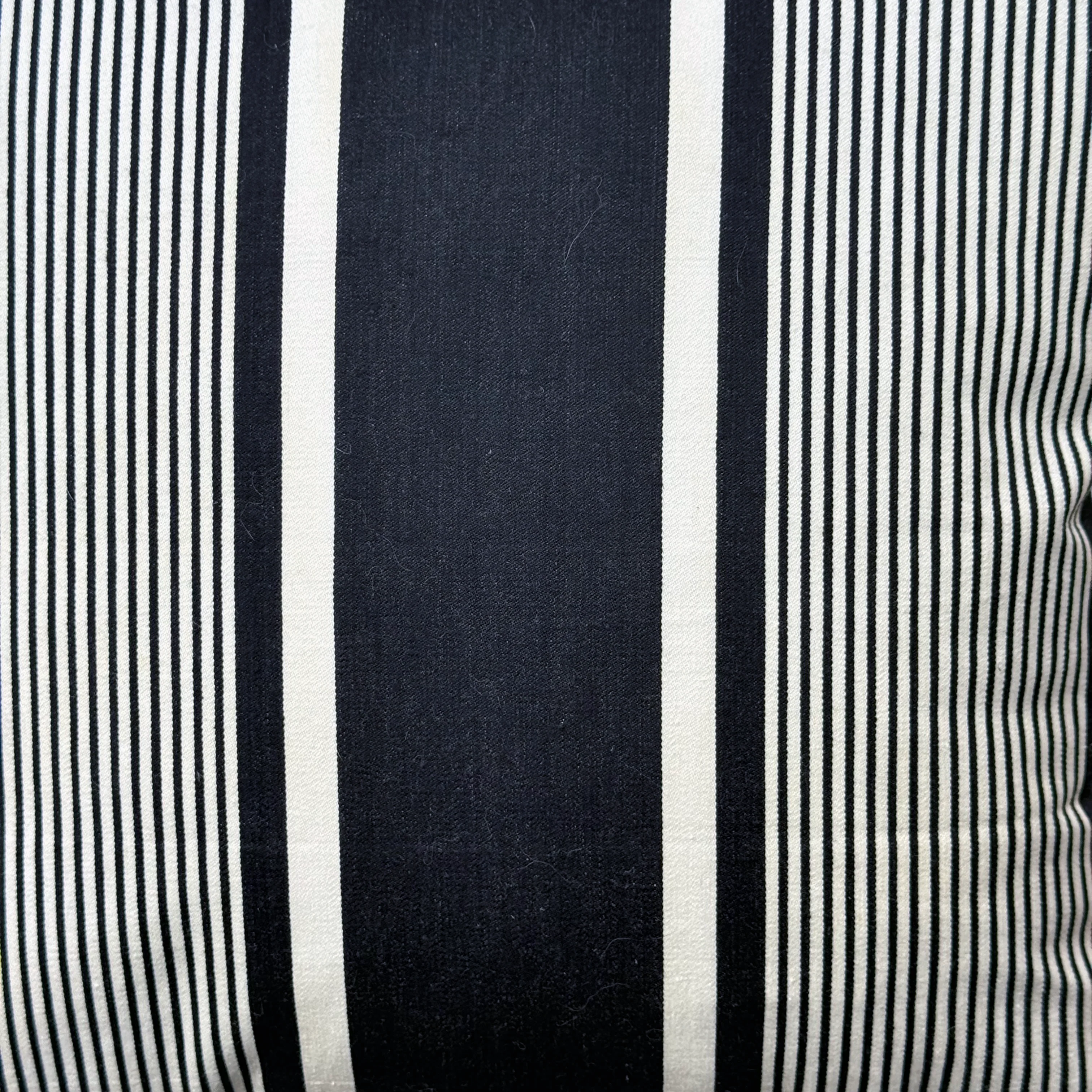 Custom 19th-century French Ticking Pillow (#3-05) - Image 3