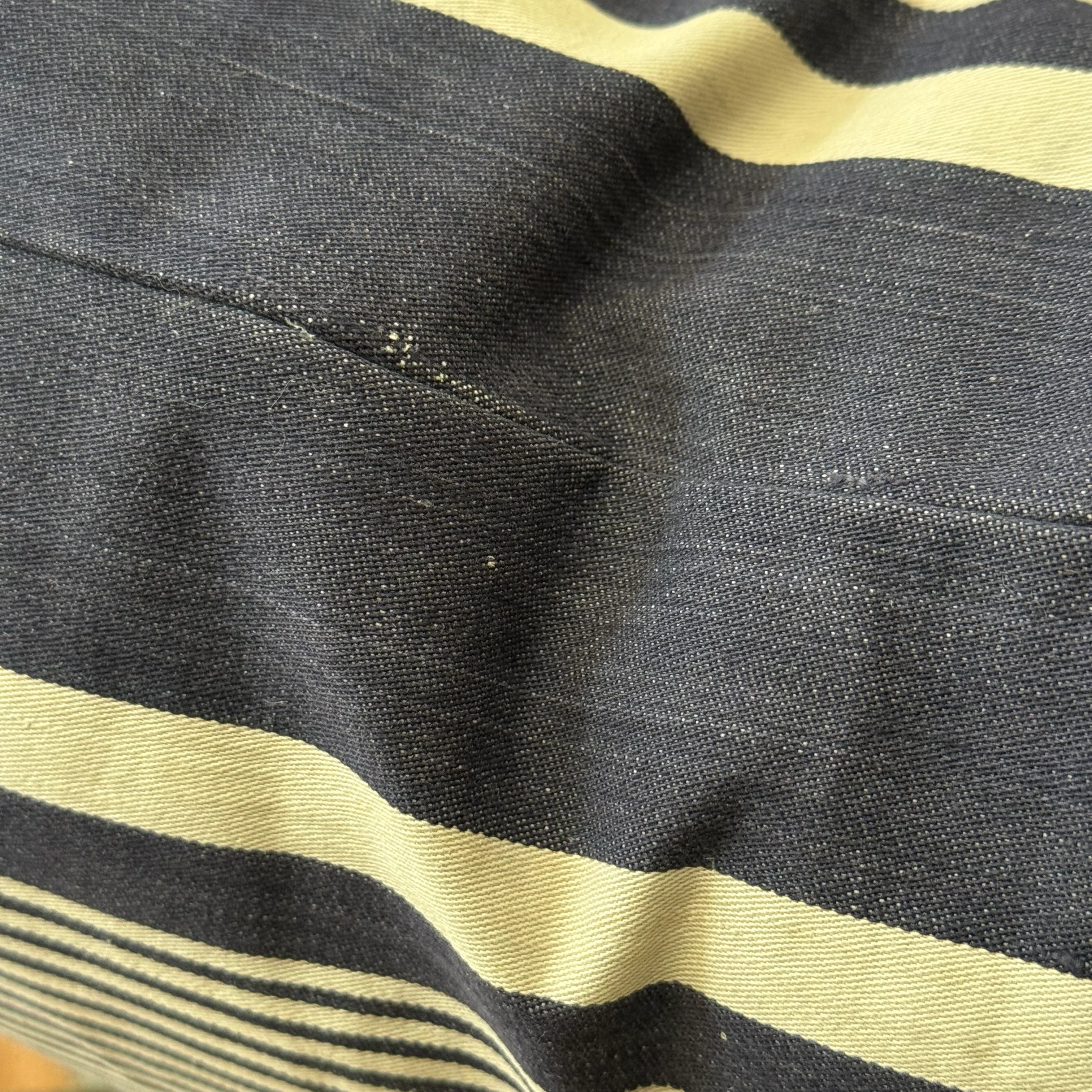 Custom 19th-century French Ticking Pillow (#3-08) - Image 6
