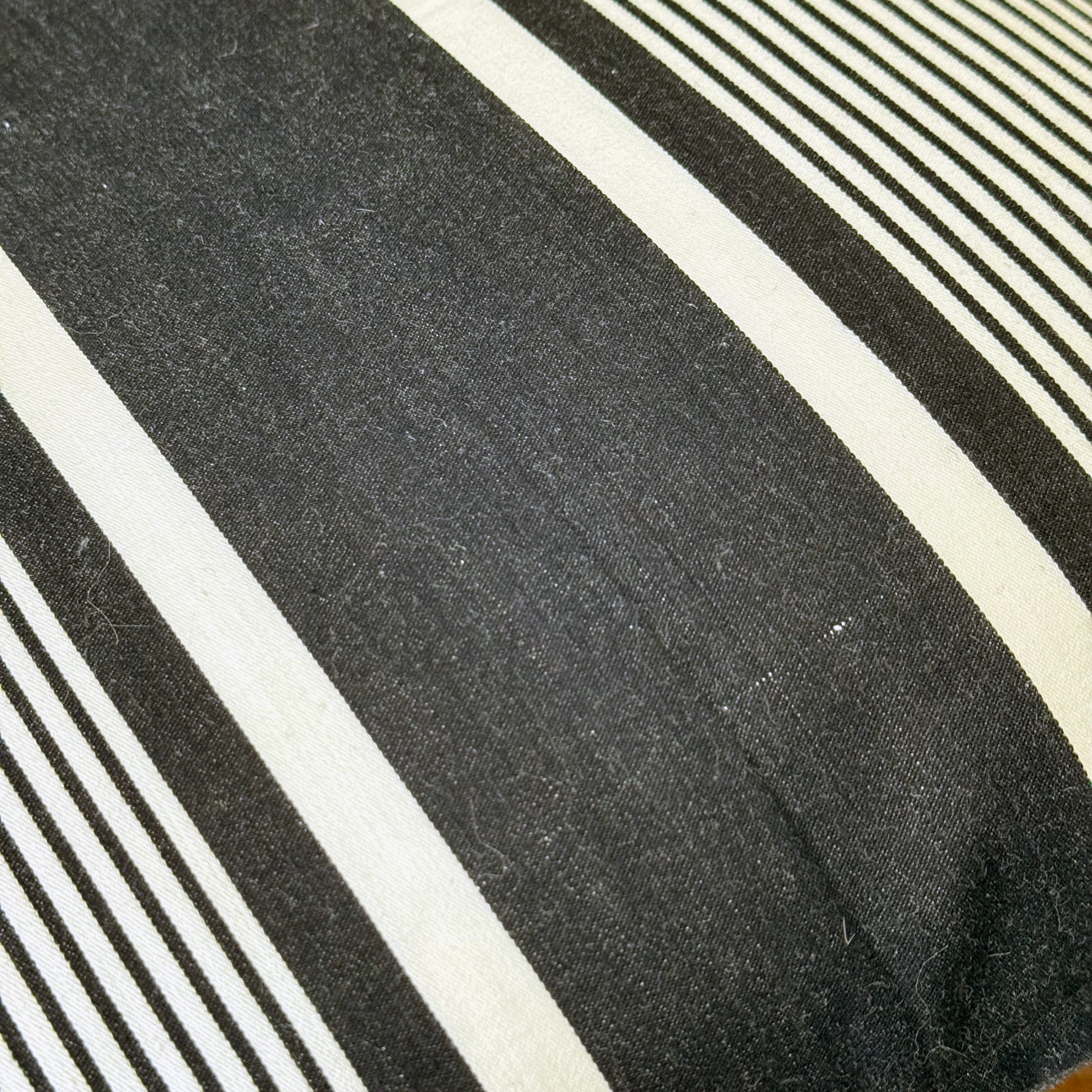 Custom 19th-century French Ticking Pillow (#3-09) - Image 5