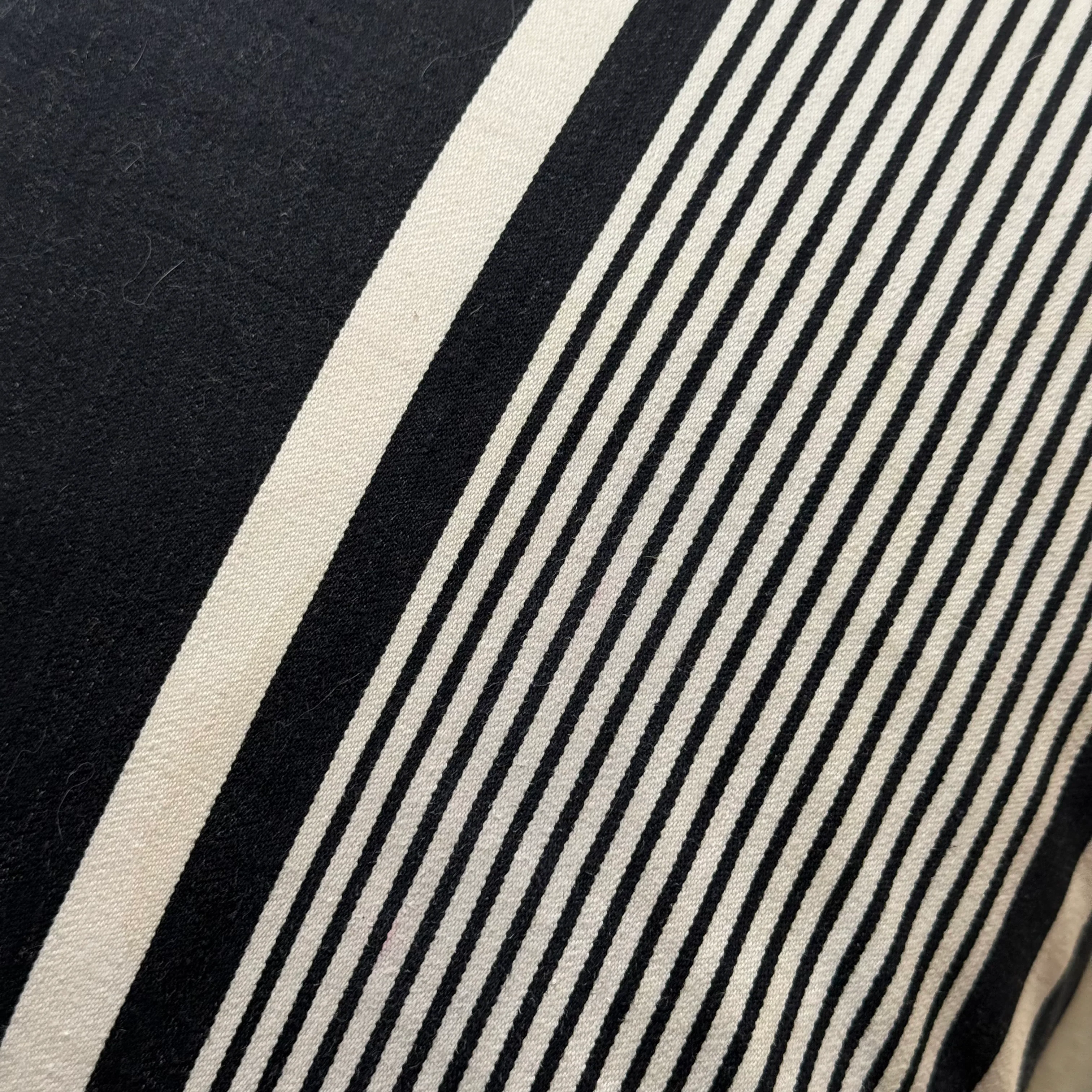 Custom 19th-century French Ticking Pillow (#3-11) - Image 4