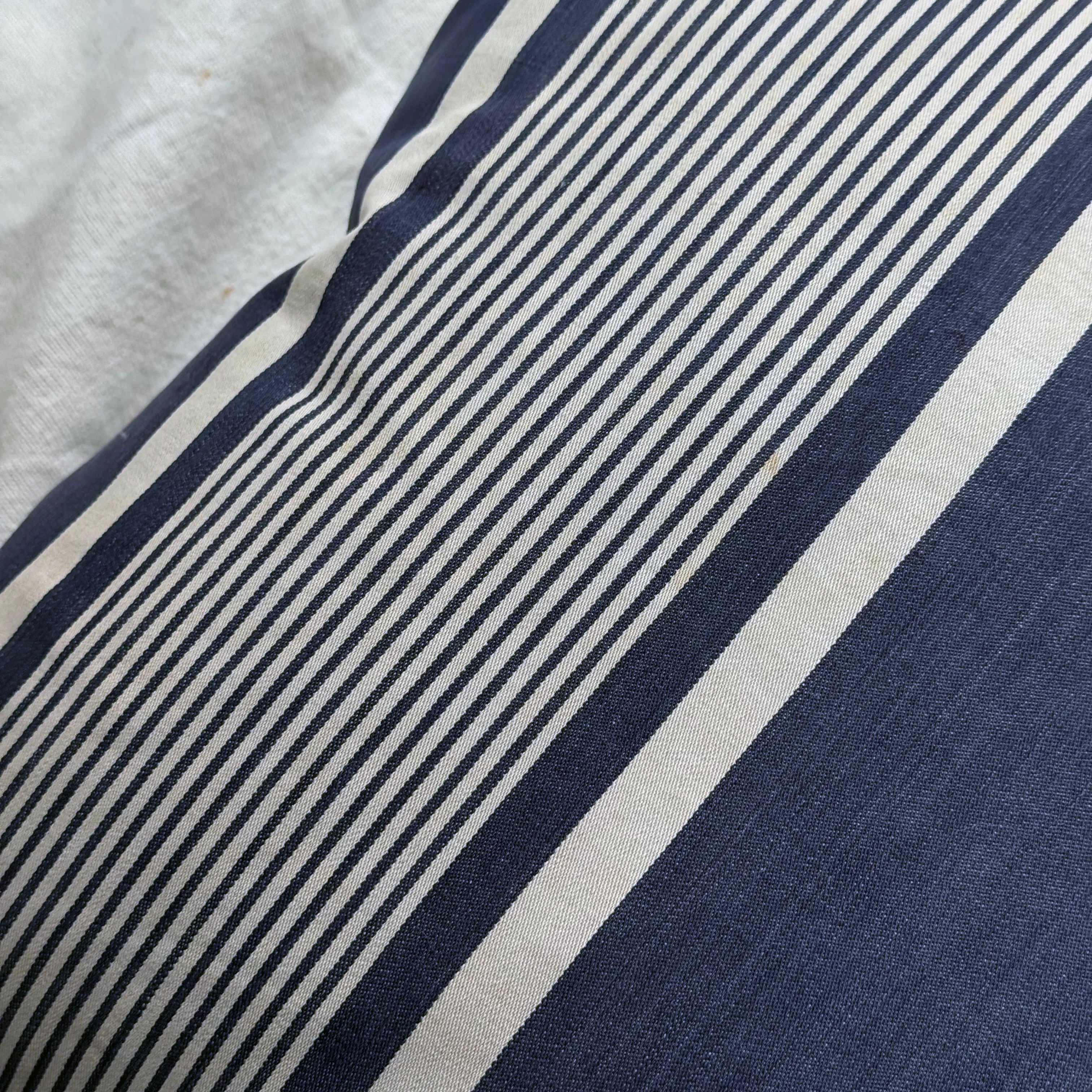 Custom 19th-century French Ticking Pillow (#3-12) - Image 7