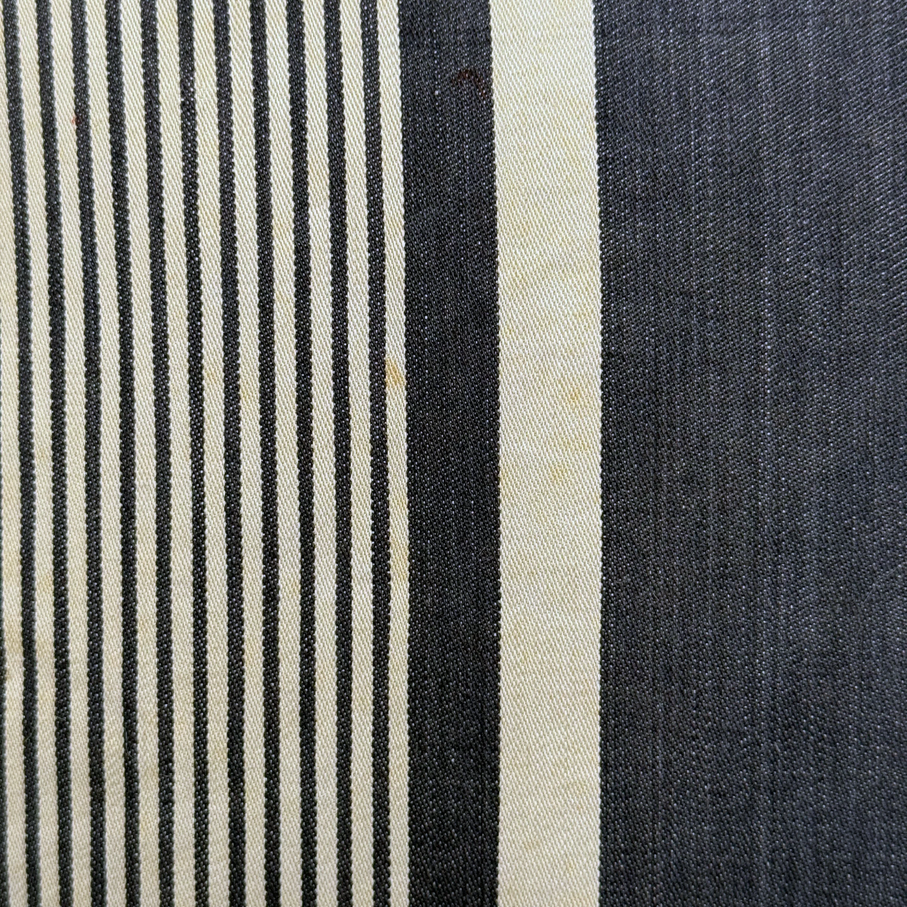 Custom 19th-century French Ticking Pillow (#3-12) - Image 8