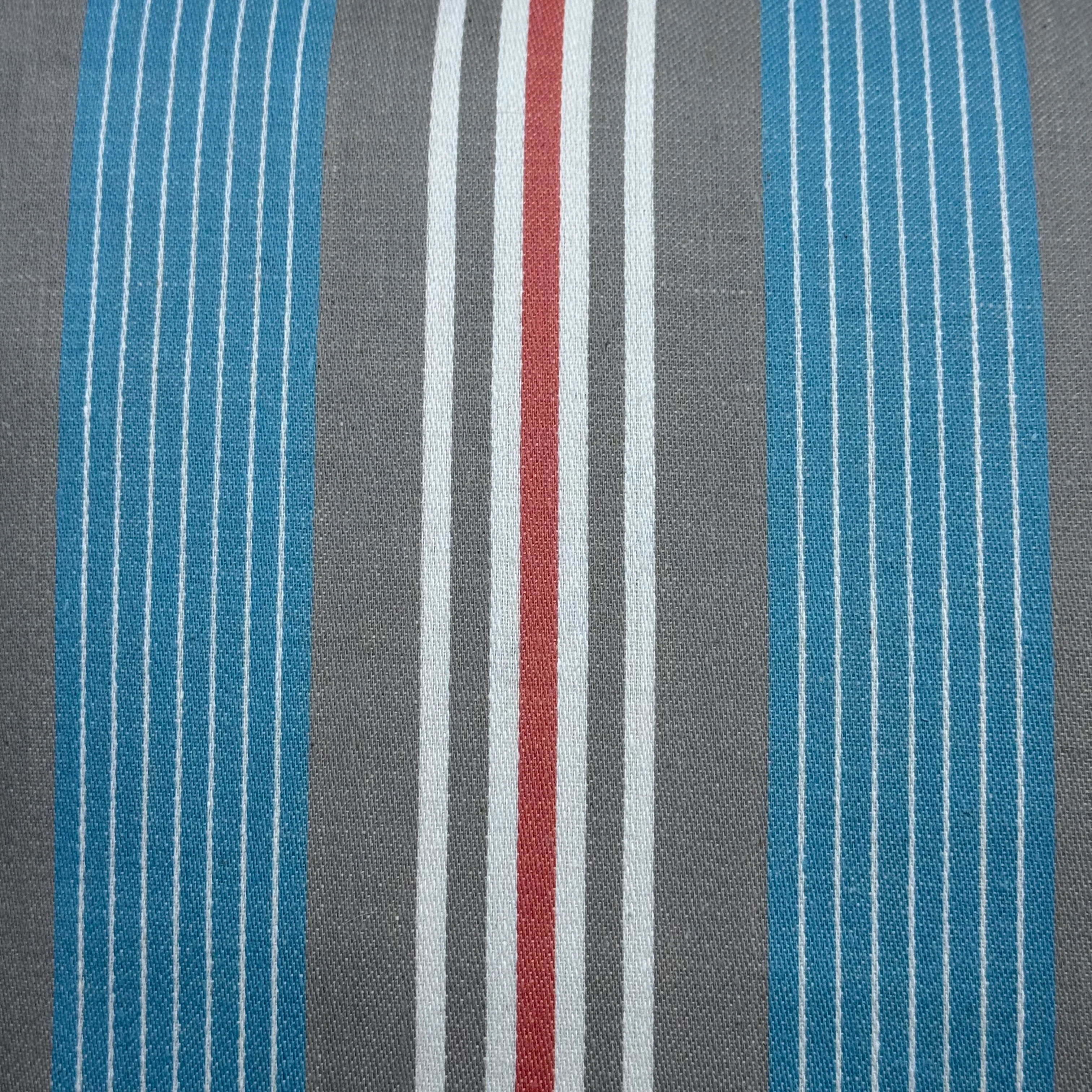 Custom 19th-century French Ticking Pillow (#3-13) - Image 3