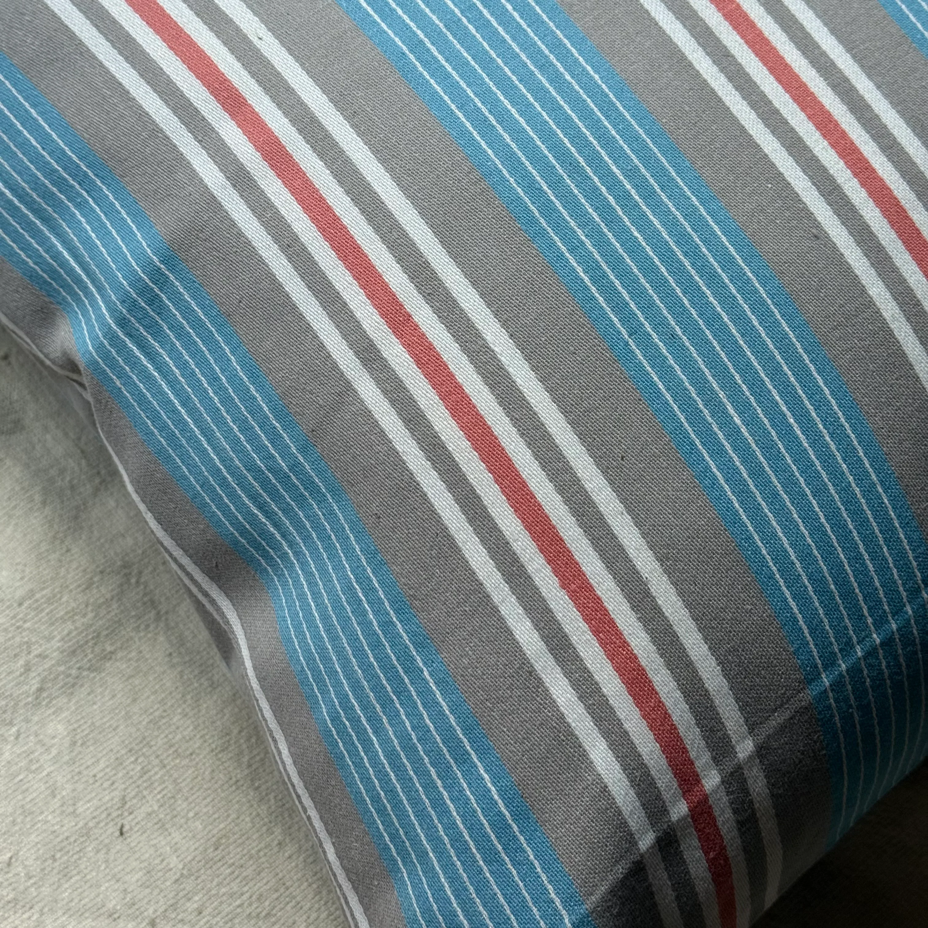 Custom 19th-century French Ticking Pillow (#3-13) - Image 9
