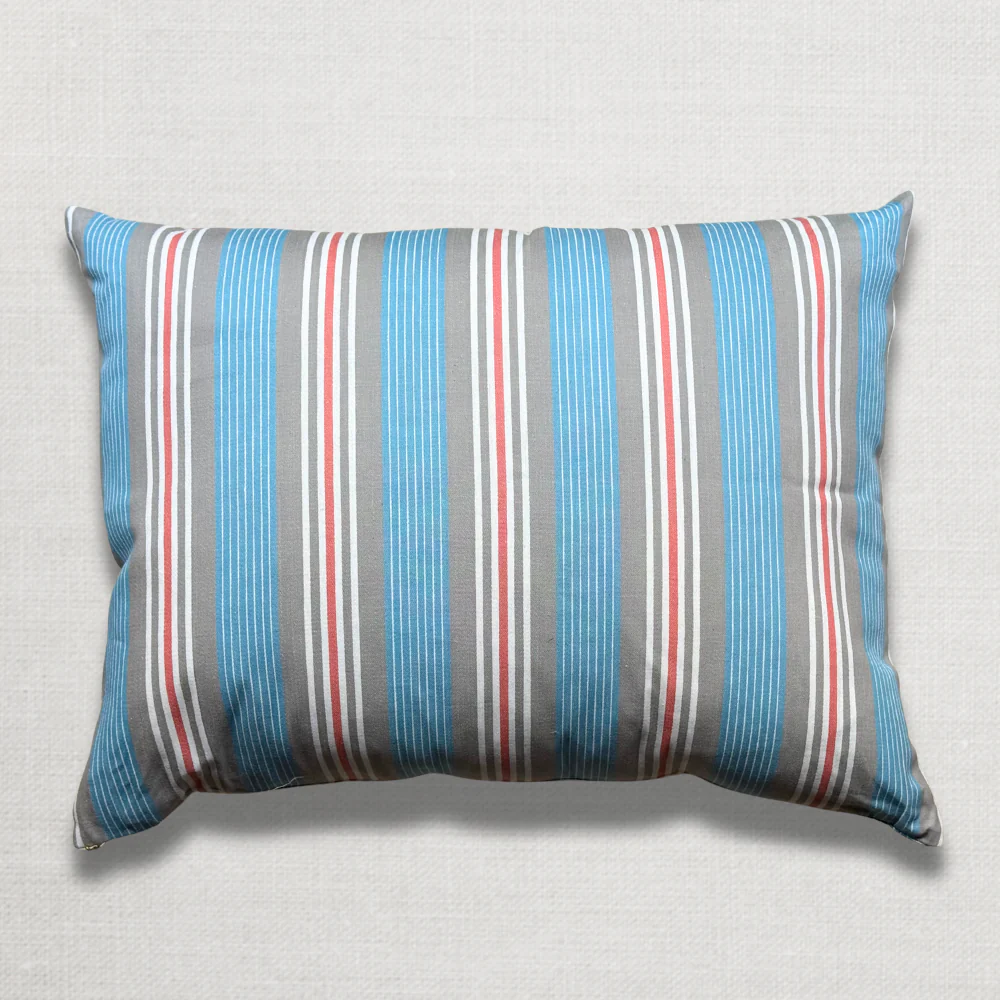 Custom 19th-century French Ticking Pillow (#3-15) - Image 4
