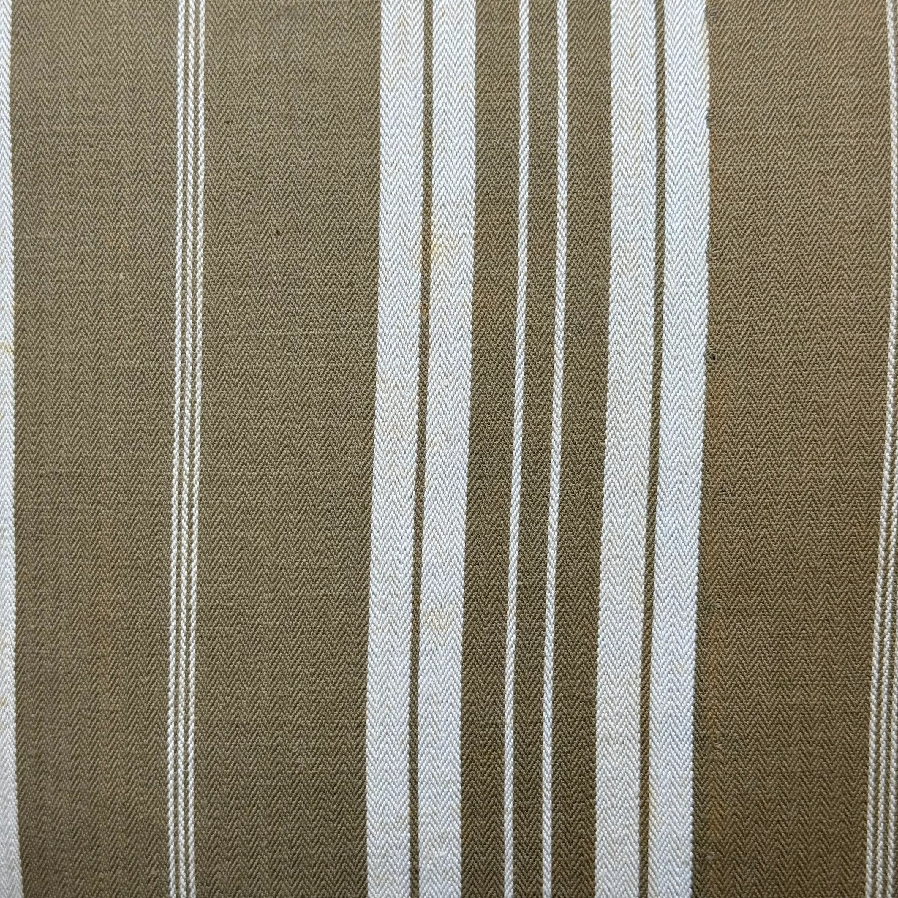 Custom 19th-century French Ticking Pillow (#3-19) - Image 3
